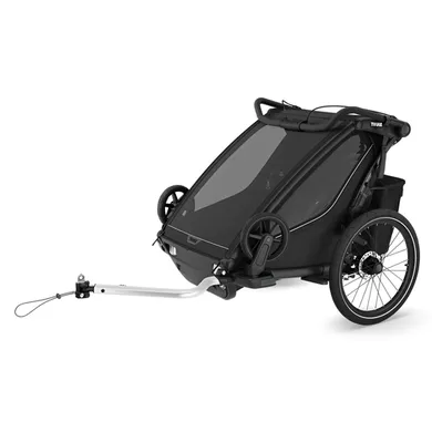 THULE, Schwarz – Besonderheit: 4 Aktivitäten – Radfahren, Joggen, Spazieren, Skifahren (Jogging- und Skisets separat erhältlich)