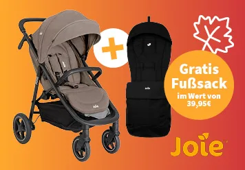 verschiedene Joie Kinderwagen + gratis Fußsack im Wert von 39,95 €